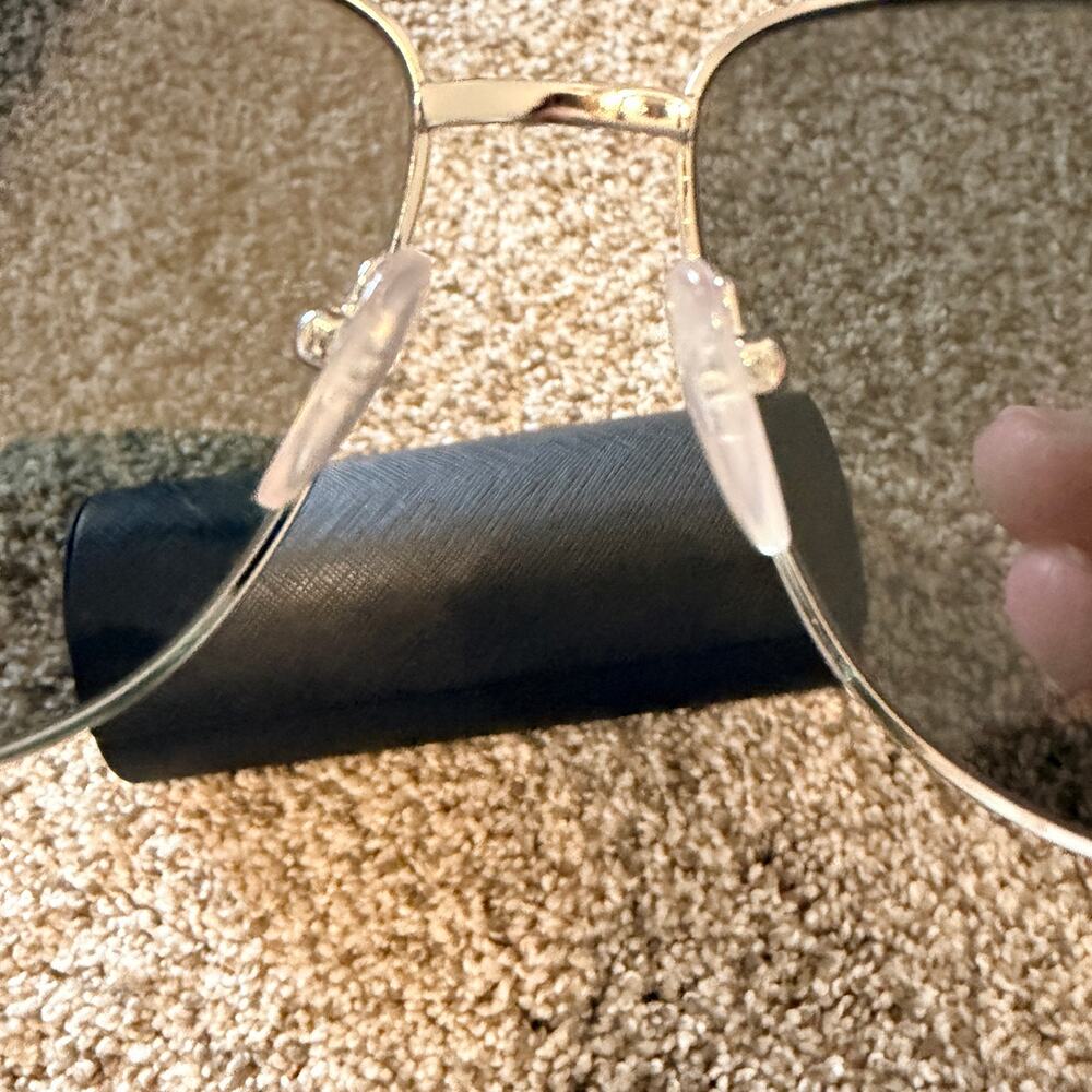 Prada Mens Sunglasses SPR59W GAQ-731 60-18-145 Black Silver Frame Grey Lens - Picture 5 of 11